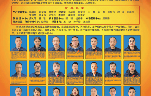 NG体育隆重召开2021年度优秀员工表彰大会